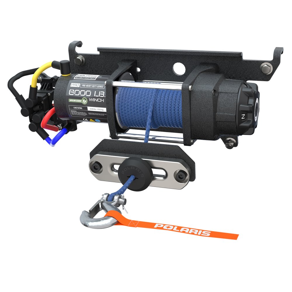 Polaris® PRO HD 6,000 Lb. Winch with Rapid Rope Recovery # 2882710